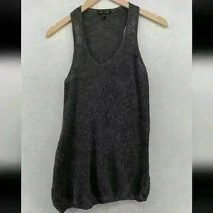 EILEEN FISHER Merino Wool Metallic Tank